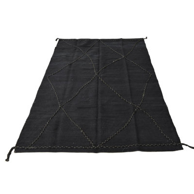 4'1 x 5'11 Pires Black Rug