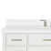 Abbate 48" Single Bathroom Vanity with White Quartz Top