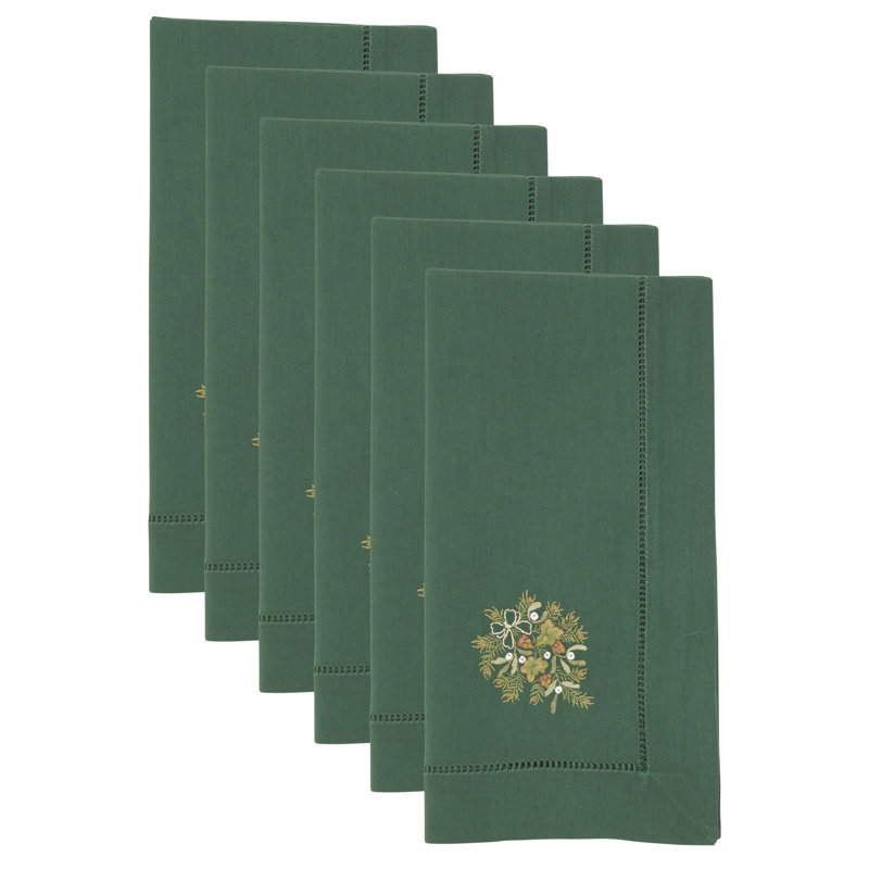 Ensemble de 6 serviettes de table Embr'D