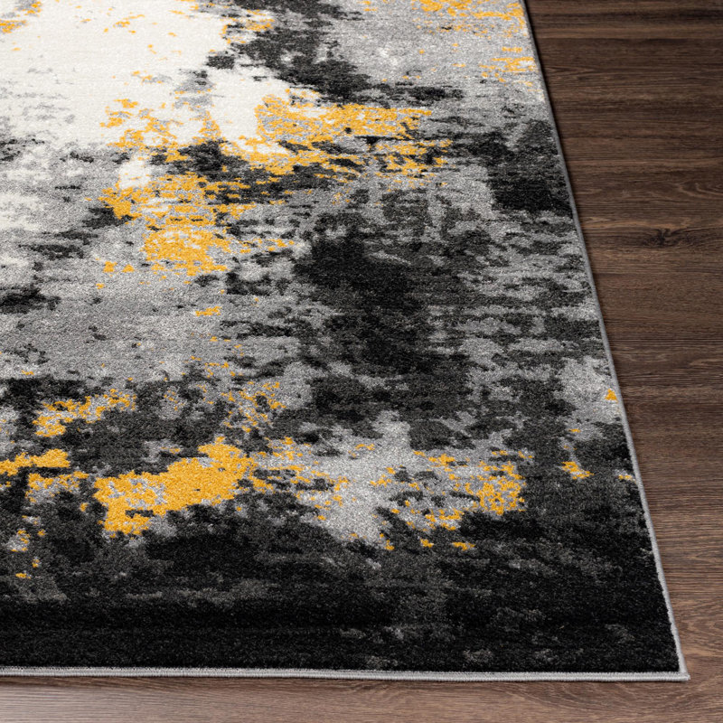 Kohn Abstract Indoor Rug, Rectangle 2' x 3'