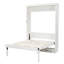 Lit escamotable double avec 2 tiroirs, beige