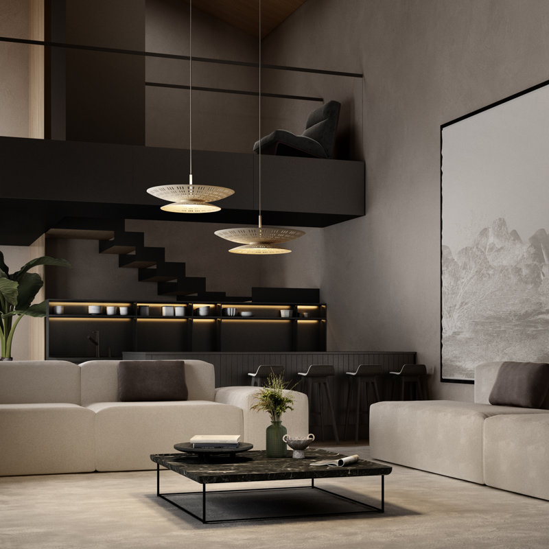 Air Suspension Lamp, Cream