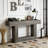 Wooden Farmhouse 2-Tier Sofa Entryway Table-1422268725