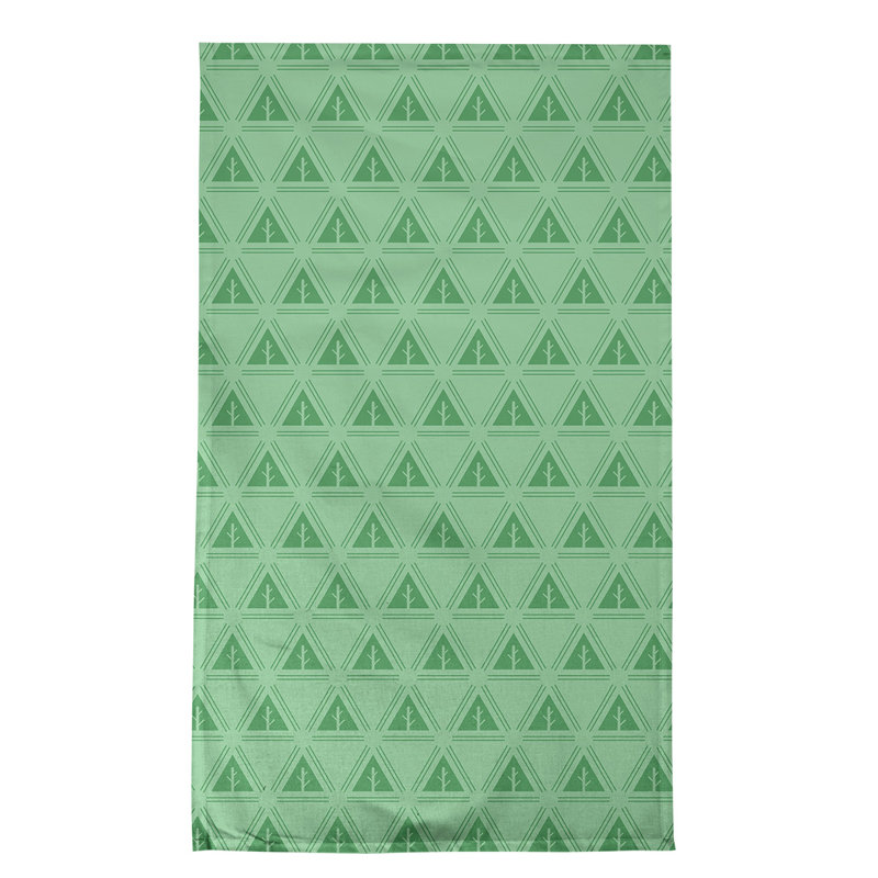 Theo Nath Tea Towel Kitchen Towel, Light Green/Dark Green, Poly Twill