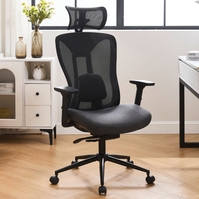 Ergonomic Office Chair Breathable Mesh Task Chair With High-Back Mesh Swivel Office Chair Desk Chair