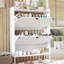 Shoe Cabinet With 2 Flip Drawers,Shoe Storage Cabinet For Entryway