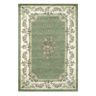 Wool Floral Indoor Rug