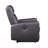 Blane Top Grain Leather Match Power Motion Recliner With Horizontal Tufting And Sloped Armrests For Ultimate Comfort