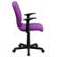 Mid-Back Quilted Vinyl Swivel Task Office Chair-777223927-777223924