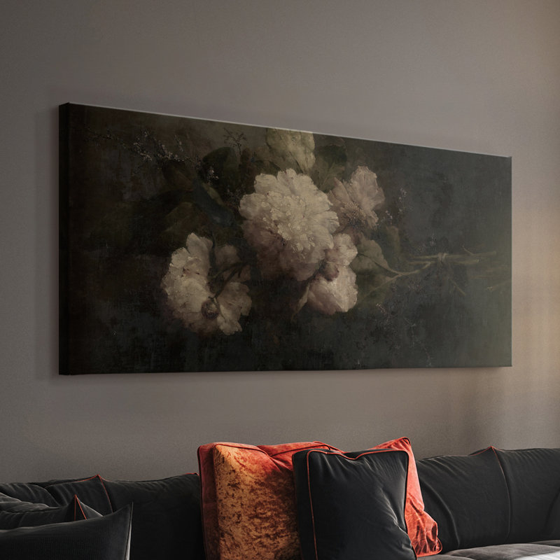 Botanical Series-CDXL III - Toile tendue avec châssis - Prêt à être accroché, H 20 po x l 40 po