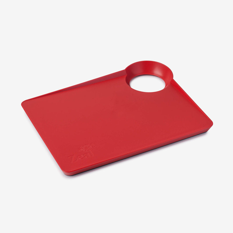 Straight to Pan Chopping Board, Large, 25.5cm L x 33.5cm W, Lime Green