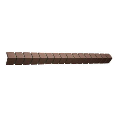 Panneau de fausses briques traditionnelles EverStone, l 44 po x H 21 3/4 po x P 3/4 po, couleur rouge argile