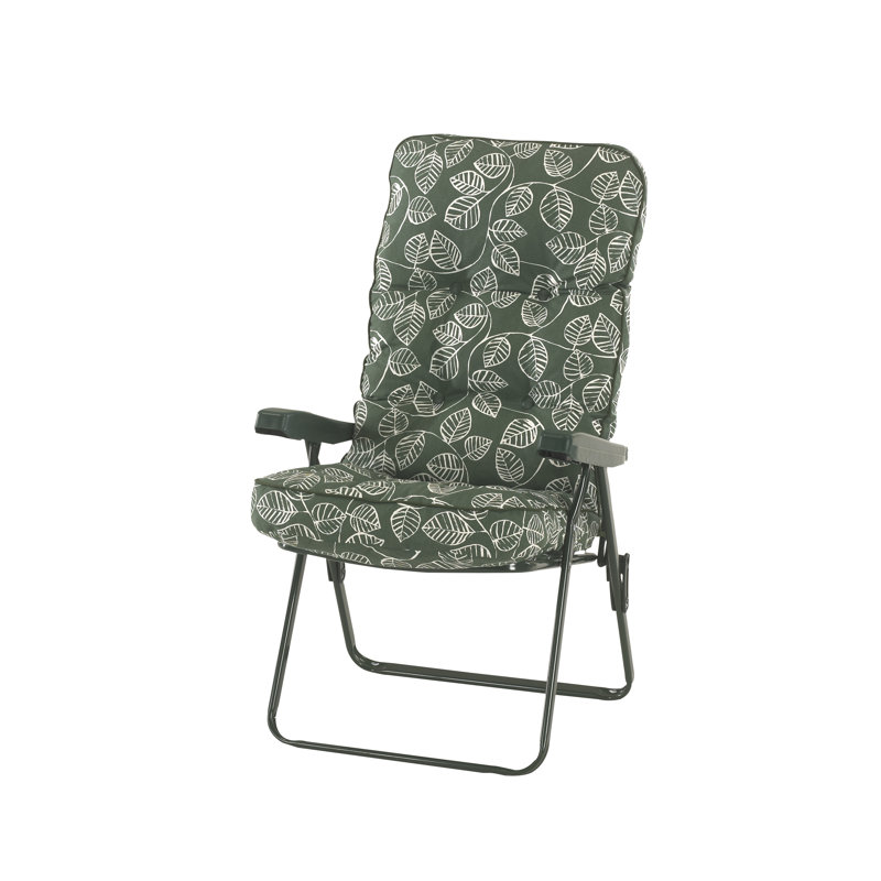 Bilboroughs Folding Beach/Lawn Chair with Cushion