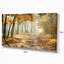 Paysage d'automne, reproduction d'art sur toile, jaune matin d'automne-18435137