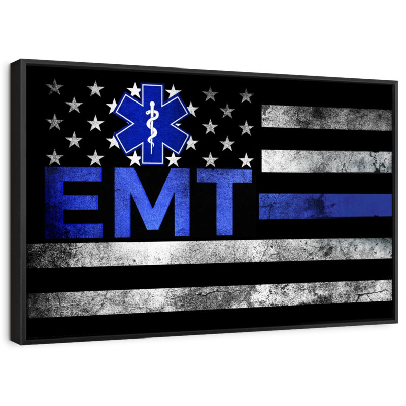 " EMT Flag ", 9" H x 13" W