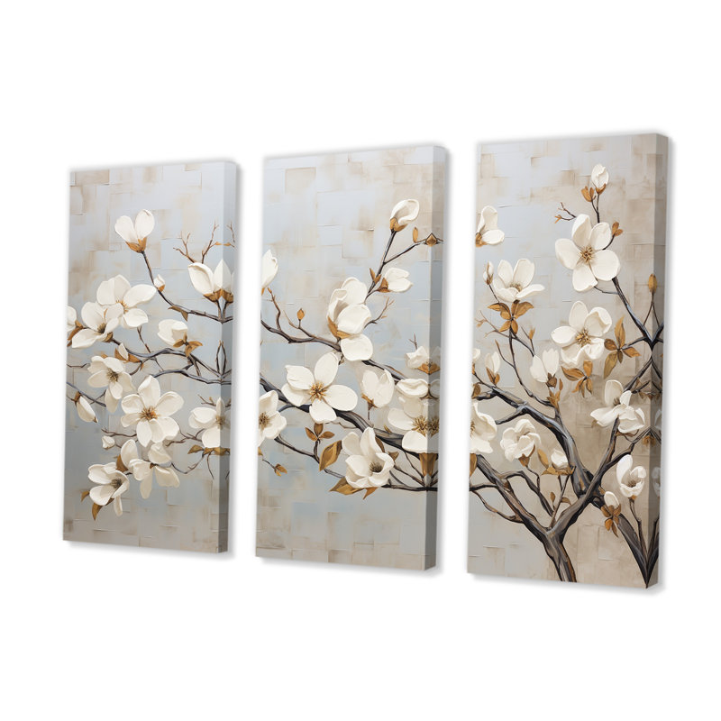 Ensemble de salon Beige et blanc Dogwood Peacefulness - Dogwood, H 40 po x l 60 po x P 1 po