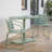 Outdoor Iron Bistro - For Backyard, 2 Chairs & Oval Table Spaces, Iron,-1803036980