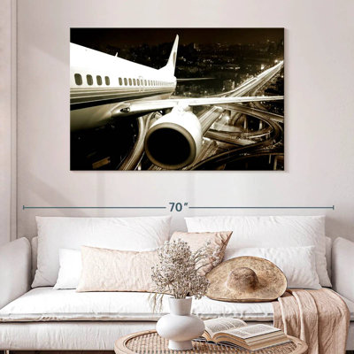 Mehar Airplane At Night