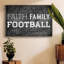 Faith Family Football, reproduction d'art sur toile-94361582-94361587