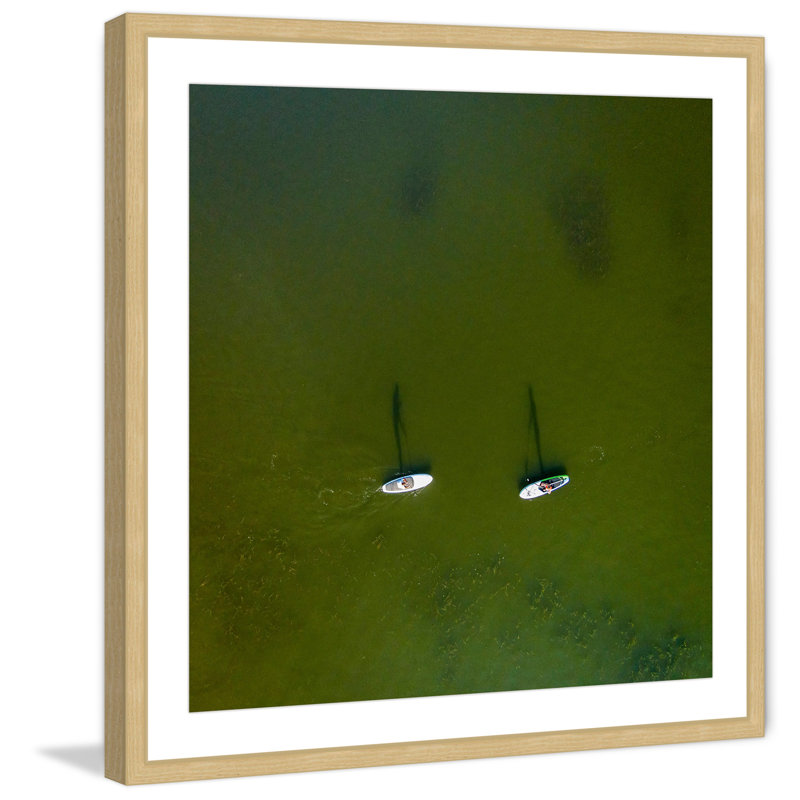 " Two Boats " by Karolis Janulis, 18" H x 18" W x 1.5" D