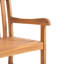 Ensemble de 2 chaises de patio en bois massif