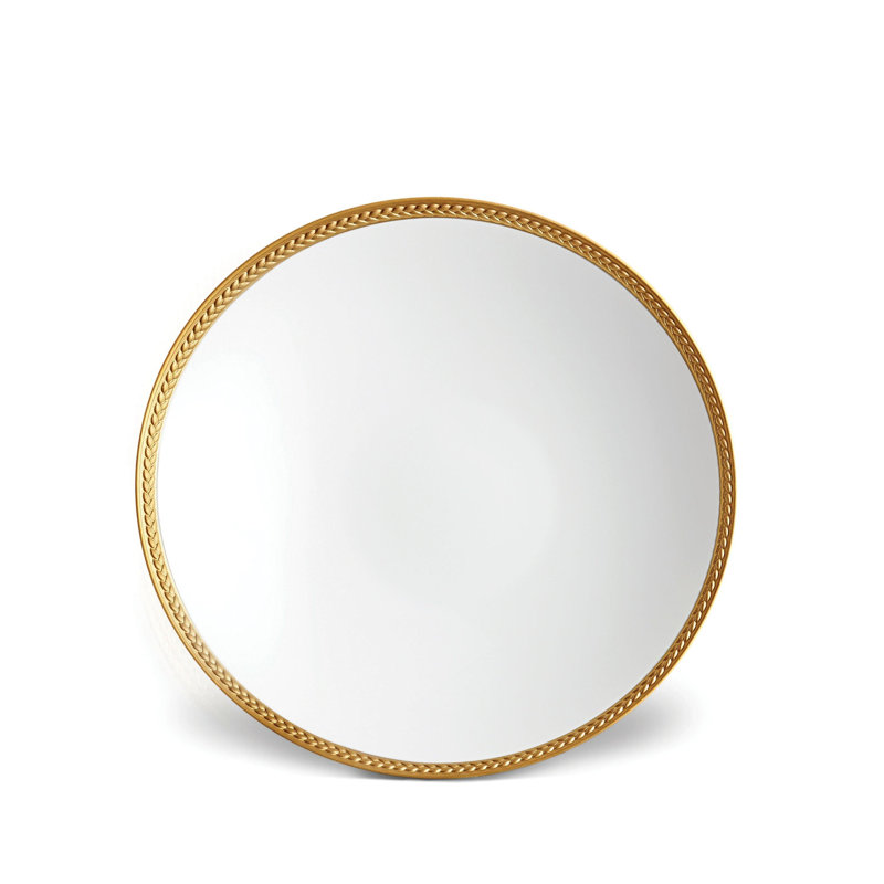 Soie Tressee Gold Soup Plate