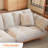 Grimpante 82.7" Cotton Linen Upholstered Sofa with Wooden frame-1296872115