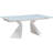 Denzel Extendable Glass Top Dining Table