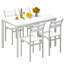 Ensemble de salle à manger rectangulaire L 43 po x l 28 po Kinnison-604993306-604993305