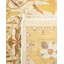 Tapis ivoire traditionnel noué à la main de conception unique 8 pi x 10 pi 1 po Keller