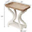 Natural Wood Tray Top End Table French Country Inspired Nightstands Wood Coffee Table Side Table