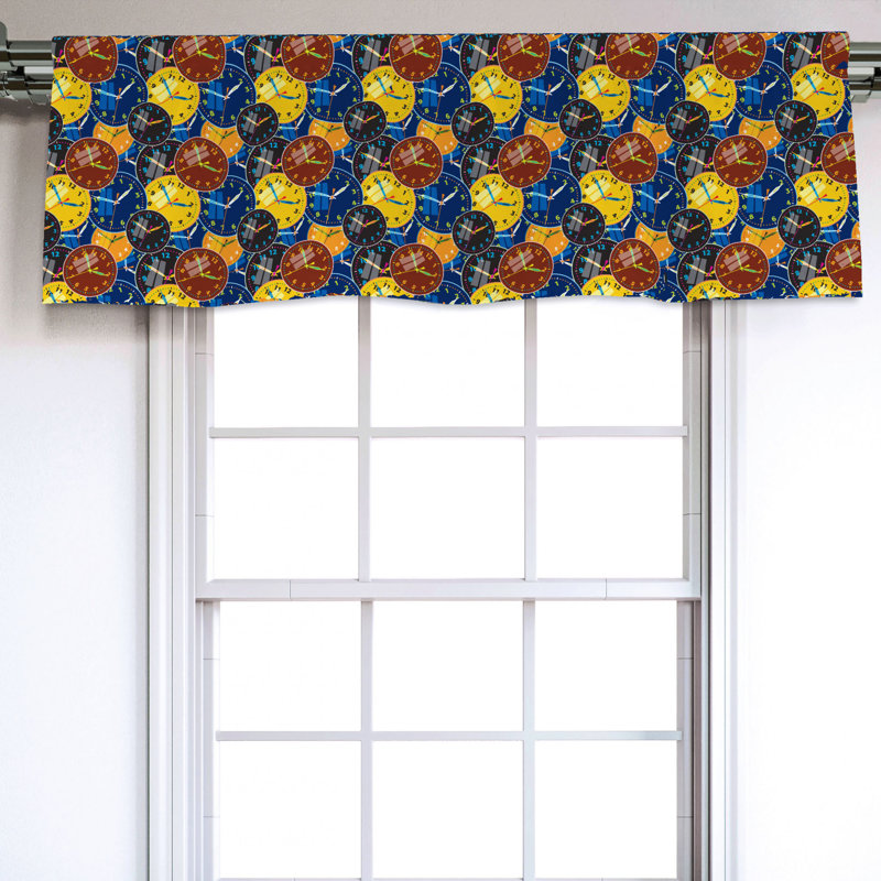 Sateen Ruffled Window Valance