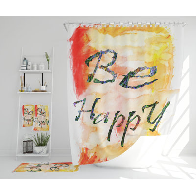 Neylani Polyester Shower Curtain Set
