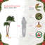 72' H Lighted Artificial Tropical Christmas Tree