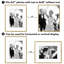 Cadre photo avec moulures en bambou et verre incassable et passe-partout - pour la table ou le mur-113789501-113789504