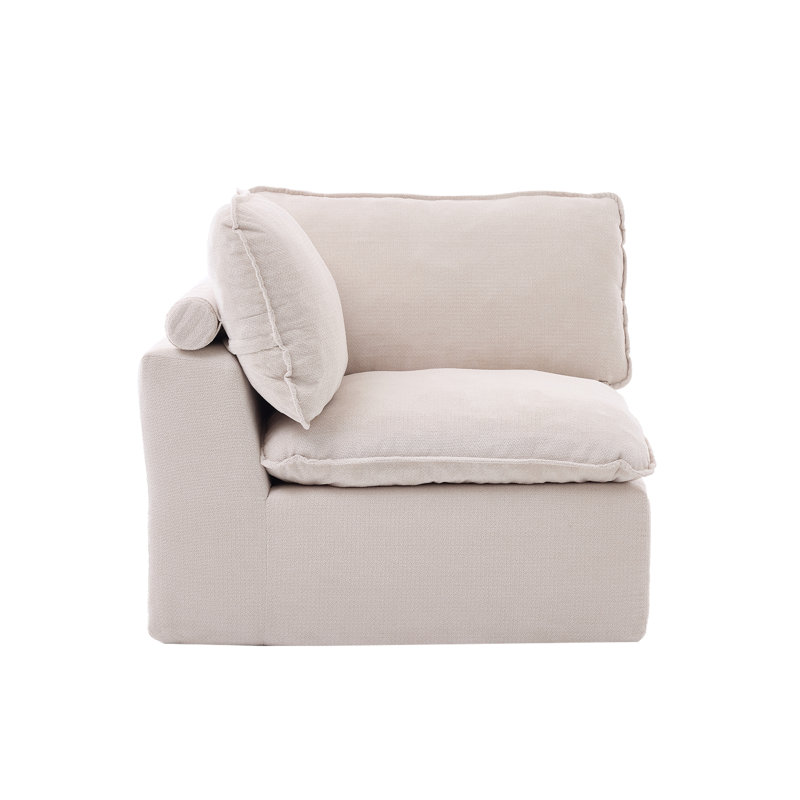 Canapé modulaire compressé, Beige