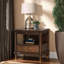 Table d'appoint avec rangement DEL Liliana