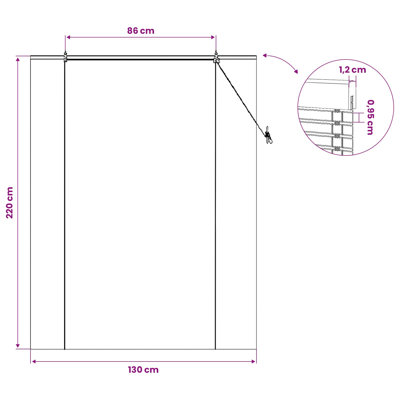 Bamboo Roller shade