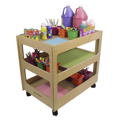 Manufactured Wood Teaching Cart