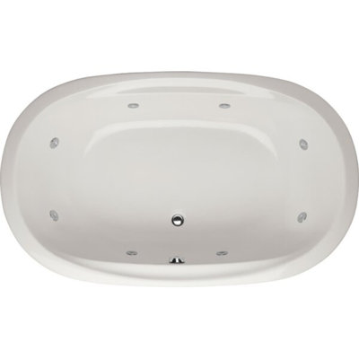 Baignoire acrylique tourbillon à chute 66" x 44" Designer
