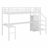 Loft Bed With L-Shaped Desk And USB, Wardrobe And Adjustable Shelf And LED-503576459