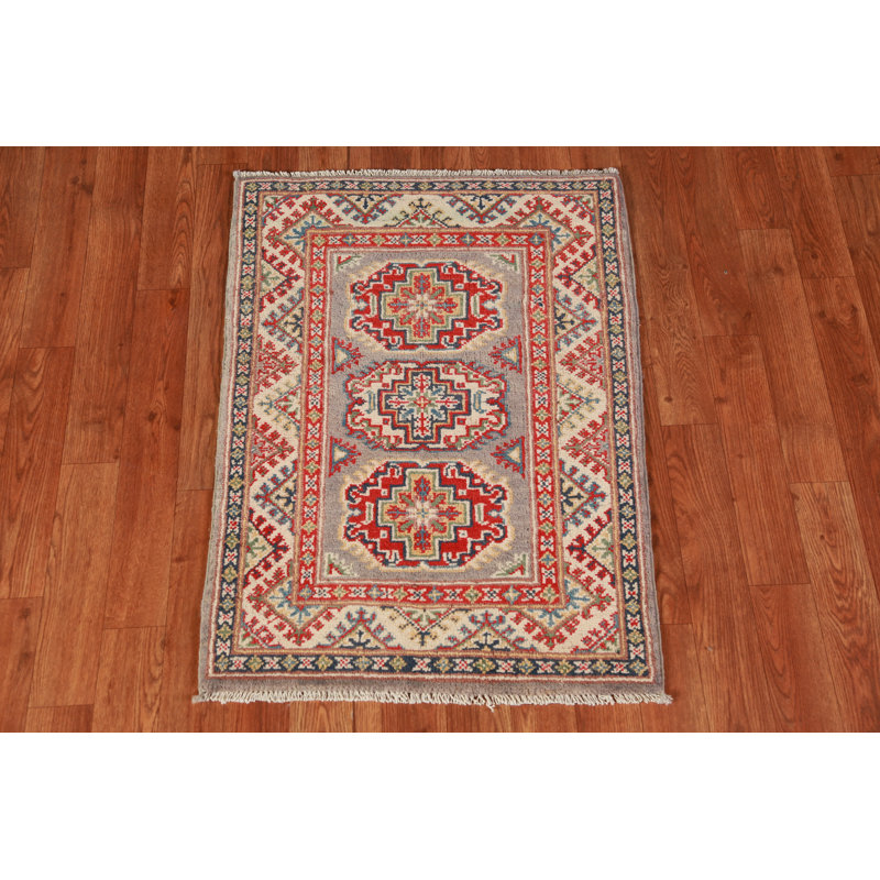 Handmade Kazak Oriental Accent Rug 2x3