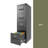 4 Drawer File Cabinet With Lock Metal Vertical File Cabinet Office Home, A4 Legal/Letter Size Narrow File Cabinet Locked-114279045