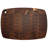 MegaChef 15.5 x 10.5 Inch Acacia Wood Rectangular Cutting Board with Rounded Edge in Dark Brown