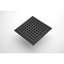 Drain de plancher de douche carré de 6 pouces avec bonde, grille à motif amovible, acier inoxydable SUS 304 de qualité alimentaire