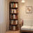5 Tier Rotating Bookshelf, 360° Display Round Spinning Bookshelf, Space-Saving, Small Space Rotating Bookshelf Tower For Bedroom, Living Room, Home, Office-2051935634-2056103646