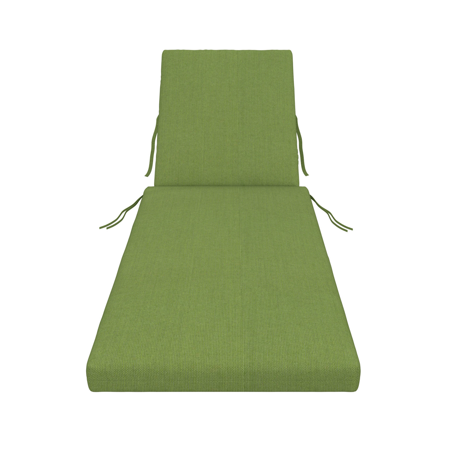 Outdoor Sunbrella® Chaise Lounge Cushion, 3.5" H x 25" W x 47"D, Spectrum Cilantro Sunbrella® Plainweave