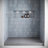 Streamline 60 in. x 36 in. Alcove Acrylic Shower Base in Matte Grey with Center Drain, Drain Included-118934375