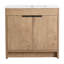 Meuble-lavabo sur pied 36 po avec 2 portes à fermeture en douceur (lavabo non inclus)