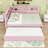 Full Upholstered Platform Bed with USB Ports and LED and Trundle-844524349